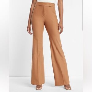 Super High Waisted Flare Trouser Pant